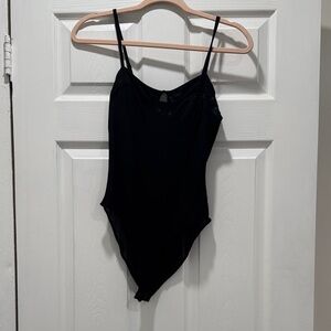 Forever 21 Black Mesh Bodysuit